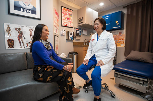 Dr. Chinn with Patient